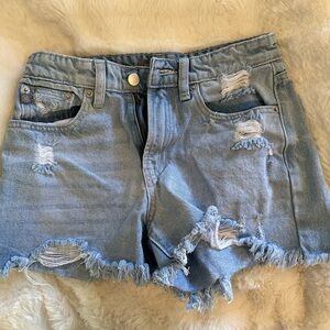 Distressed Denim Jean Shorts Women’s XS